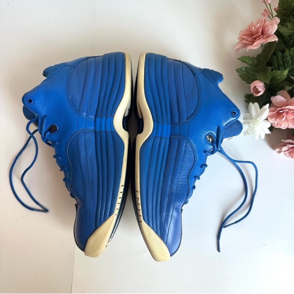 Jordan Jumpman Team 1 Sport Blue/White-Black Lace Up Sneakers - Picture 9 of 15